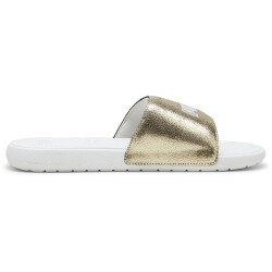 PUMA Cool Cat 2.0 Metallic Shine Pantoletten 01 - PUMA gold/PUMA silver/PUMA white 42