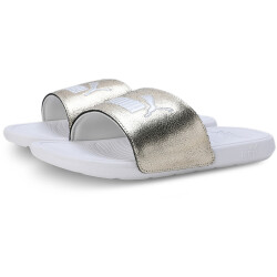 PUMA Cool Cat 2.0 Metallic Shine Pantoletten 01 - PUMA gold/PUMA silver/PUMA white 42