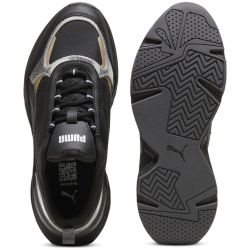 PUMA Cassia Metallic Shine Sneaker Damen 02 - PUMA black/PUMA silver/PUMA gold 36
