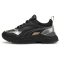 PUMA Cassia Metallic Shine Sneaker Damen 02 - PUMA black/PUMA silver/PUMA gold 36