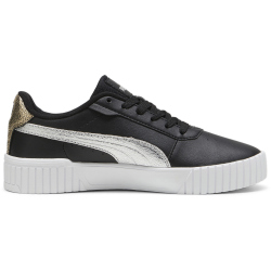 PUMA Carina 2.0 Metallic Shine Sneaker Damen 02 - PUMA black/PUMA silver/PUMA gold 37.5