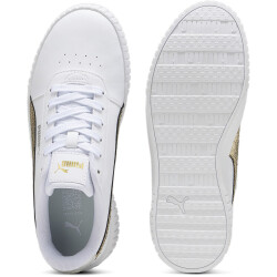PUMA Carina 2.0 Metallic Shine Sneaker Damen 01 - PUMA white/PUMA gold/PUMA silver 37.5