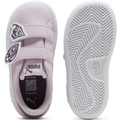 PUMA Smash 3.0 BUTTERFLY Baby-Sneaker mit Klettverschluss 03 - grape mist/crushed berry/puma white 21
