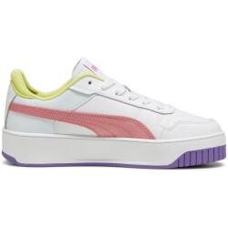 PUMA Carina Street Sneaker Mädchen 09 - PUMA white/passionfruit/PUMA silver 38