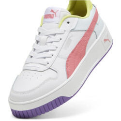 PUMA Carina Street Sneaker Mädchen 09 - PUMA white/passionfruit/PUMA silver 38