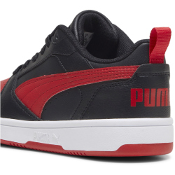 PUMA Rebound V6 Lo Sneaker Kinder 11 - PUMA black/for all time red 36