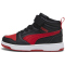 PUMA Rebound V6 Mid AC+ Sneaker Kinder 11 - PUMA black/for all time red 30