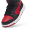 PUMA Rebound V6 Mid AC+ Sneaker Kinder 11 - PUMA black/for all time red 30