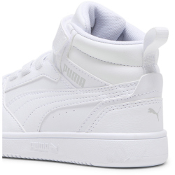 PUMA Rebound V6 Mid AC+ Sneaker Kinder 05 - PUMA white/cool light gray 30