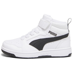 PUMA Rebound V6 Mid AC+ Sneaker Kinder 02 - PUMA white/PUMA black 32