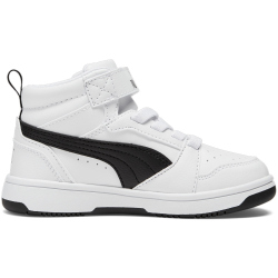 PUMA Rebound V6 Mid AC+ Sneaker Kinder 02 - PUMA white/PUMA black 32