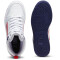 PUMA Rebound V6 Mid-Top Sneaker Kinder 09 - silver mist/club navy/for all time red 36