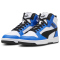 PUMA Rebound V6 Mid-Top Sneaker Kinder 06 - PUMA white/PUMA black/racing blue 35.5