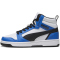 PUMA Rebound V6 Mid-Top Sneaker Kinder 06 - PUMA white/PUMA black/racing blue 35.5