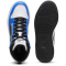 PUMA Rebound V6 Mid-Top Sneaker Kinder 06 - PUMA white/PUMA black/racing blue 35.5