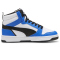 PUMA Rebound V6 Mid-Top Sneaker Kinder 06 - PUMA white/PUMA black/racing blue 35.5