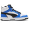 PUMA Rebound V6 Mid-Top Sneaker Kinder 06 - PUMA white/PUMA black/racing blue 36