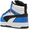 PUMA Rebound V6 Mid-Top Sneaker Kinder 06 - PUMA white/PUMA black/racing blue 36
