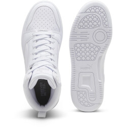 PUMA Rebound V6 Mid-Top Sneaker Kinder 05 - PUMA white/cool light gray 35.5