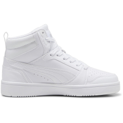 PUMA Rebound V6 Mid-Top Sneaker Kinder 05 - PUMA white/cool light gray 37