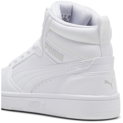 PUMA Rebound V6 Mid-Top Sneaker Kinder 05 - PUMA white/cool light gray 37