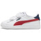 PUMA Smash 3.0 Leder-Sneaker mit Klettverschluss Kinder 12 - PUMA white/club red/club navy 32.5