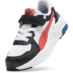 PUMA Trinity Lite AC+ Sneaker Kinder 09 - PUMA white/active red/PUMA black 34