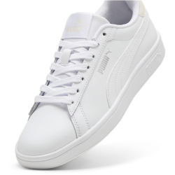 PUMA Smash 3.0 Leder-Sneaker 19 - PUMA white/rosebay/PUMA silver 36
