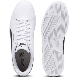 PUMA Smash 3.0 Leder-Sneaker 11 - PUMA white/PUMA black/PUMA gold 39
