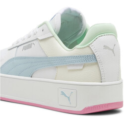 PUMA Carina Street Sneaker Damen 21 - PUMA white/turquoise surf/PUMA silver 38.5