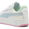 PUMA Carina Street Sneaker Damen 21 - PUMA white/turquoise surf/PUMA silver 38.5