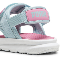 PUMA Evolve Sandalen Kinder 09 - turquoise surf/fast pink/puma white 28