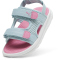 PUMA Evolve Sandalen Kinder 09 - turquoise surf/fast pink/puma white 28