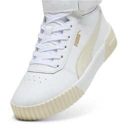 PUMA Carina 2.0 Mid-Top Sneaker Damen 10 - PUMA white/alpine snow/PUMA gold 38