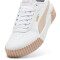PUMA Carina 2.0 Sneaker Damen 24 - PUMA white/rose quartz/PUMA gold 36