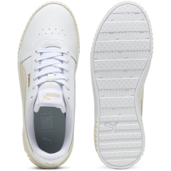 PUMA Carina 2.0 Sneaker Damen 23 - PUMA white/sugared almond/PUMA gold 38