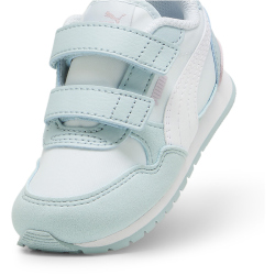 PUMA ST Runner v3 Nl Baby-Sneaker mit Klettverschluss 15 - dewdrop/puma white/turquoise surf/grape mist 22