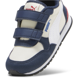 PUMA ST Runner v3 Nl Baby-Sneaker mit Klettverschluss 13 - sugared almond/puma white/club navy/club red/cobalt glaze 22