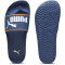 PUMA Leadcat 2.0 Badelatschen 22 - persian blue/puma white/pumpkin pie 35.5