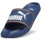 PUMA Leadcat 2.0 Badelatschen 22 - persian blue/puma white/pumpkin pie 35.5