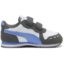 PUMA Cabana Racer Sl 20 Baby-Sneaker mit Klettverschluss 15 - cool dark gray/blue skies/puma white/pure green 20