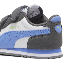 PUMA Cabana Racer Sl 20 Baby-Sneaker mit Klettverschluss 15 - cool dark gray/blue skies/puma white/pure green 22
