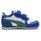PUMA Cabana Racer Sl 20 Baby-Sneaker mit Klettverschluss 13 - puma white/vine/cobalt glaze 22