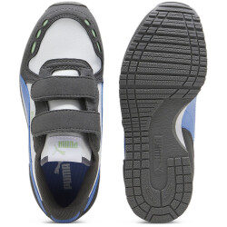 PUMA Cabana Racer SL 20 PS Sneaker mit Klettverschluß Kinder 15 - cool dark gray/blue skies/puma white/pure green 29