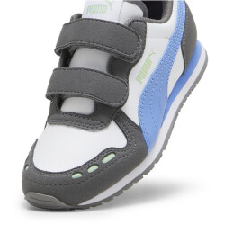 PUMA Cabana Racer SL 20 PS Sneaker mit Klettverschluß Kinder 15 - cool dark gray/blue skies/puma white/pure green 29