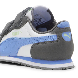 PUMA Cabana Racer SL 20 PS Sneaker mit Klettverschluß Kinder 15 - cool dark gray/blue skies/puma white/pure green 29