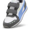 PUMA Cabana Racer SL 20 PS Sneaker mit Klettverschluß Kinder 15 - cool dark gray/blue skies/puma white/pure green 29