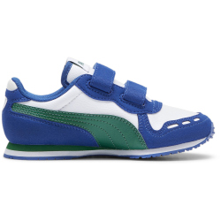 PUMA Cabana Racer SL 20 PS Sneaker mit Klettverschlu&szlig; Kinder 13 - puma white/vine/cobalt glaze 32