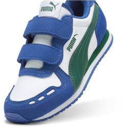 PUMA Cabana Racer SL 20 PS Sneaker mit Klettverschlu&szlig; Kinder 13 - puma white/vine/cobalt glaze 32