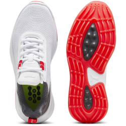 PUMA Fusion Crush Sport Golfschuhe Jungen 02 - PUMA white/dark coal 36